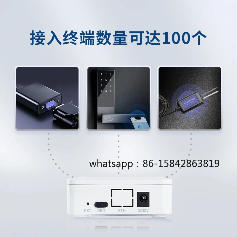 Industrial LoRa IoT Wireless Gateway Full Netcom Support Ad Hoc Network MQTT Protocol 433 470MHz Data Transmission Gateway