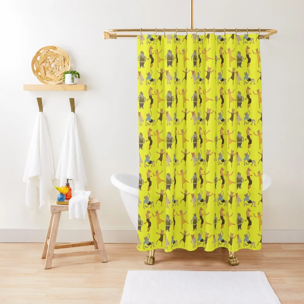 

Let Her Dance Shower Curtain Shower Set Cover Washable Waterproof Fabric Shower Curtain