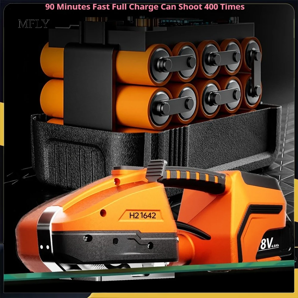 Portable Electric Strapping Tool Compact and Convenient Fully Automatic Plastic Steel Band/PP Band Hot Melt Brick Factory Strapp