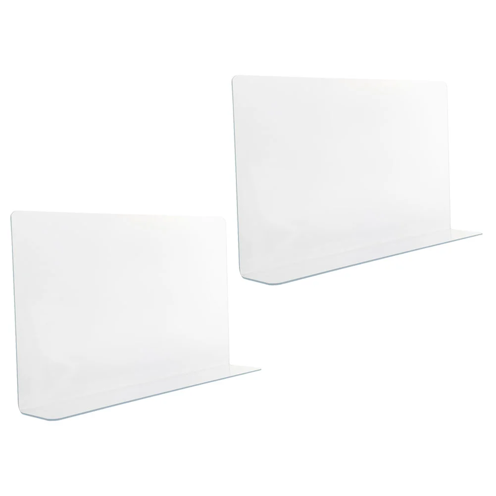 

2 Pcs Anti-splash Baffle Shower Tub Water Guards Bathtub Splashing Trough Fry Wall Safety Mask Barrier Stopper Corner