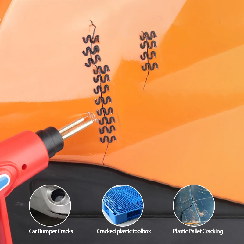 0.8mm Welding Nails Car Bumper Repair Welding Nail Plastic Parts Repair Welding Plastic Welder Repair Nails Kit Hot Stapler