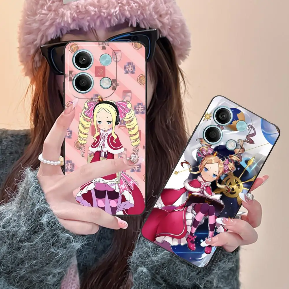 حافظة هاتف محمول ReZero Beatrice لهاتف Xiaomi Redmi Note 14 13 12 11 S Pro Plus 4G 5G غطاء طباعة ملون هاتف ذكي جميل #1