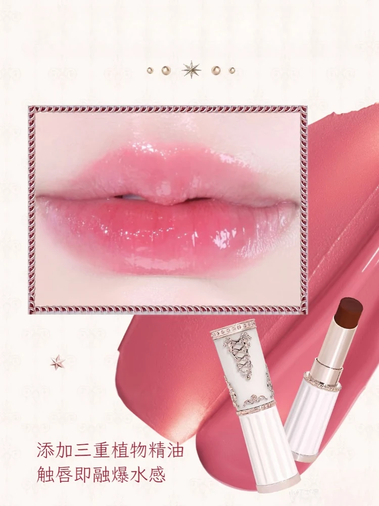 ملمع شفاه كريستالي شفاف من كولور روز، مرآة خفيفة مائية، تشبع منخفض، سلسلة أحمر شفاه عارية الألوان #3