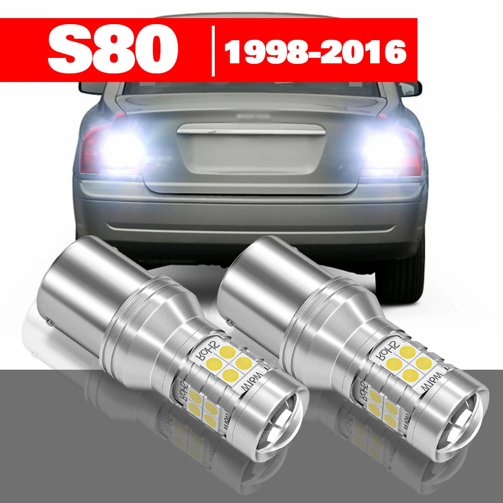 

For Volvo S80 1998-2016 2pcs LED Reverse Light Backup Lamp Accessories 2005 2006 2007 2008 2009 2010 2011 2012 2013 2014 2015