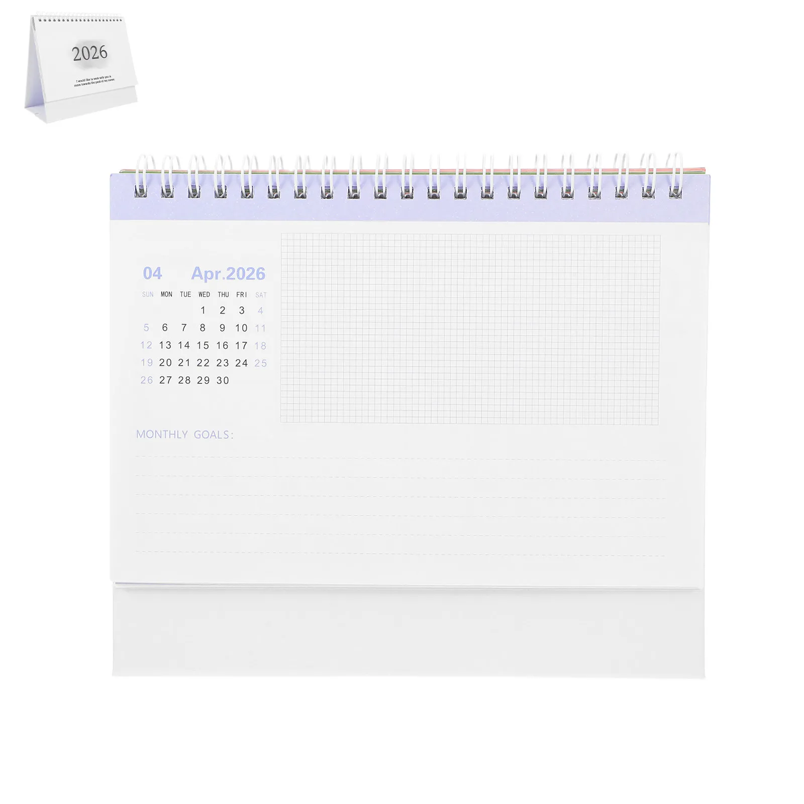 

Mini Desk Calendar 2026 English Flip Small Standing from July 2025 to December 2026 for Home Office Daily Planning Scheduling