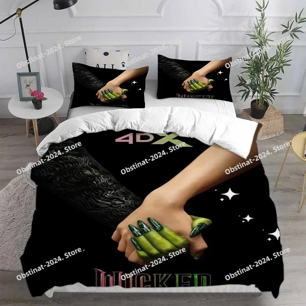 Movie Wicked Witch Bedding Sets Comforter Bed Cover Duvet Cover Pillow Case 3 Pieces Sets Bedroom Home Decoration