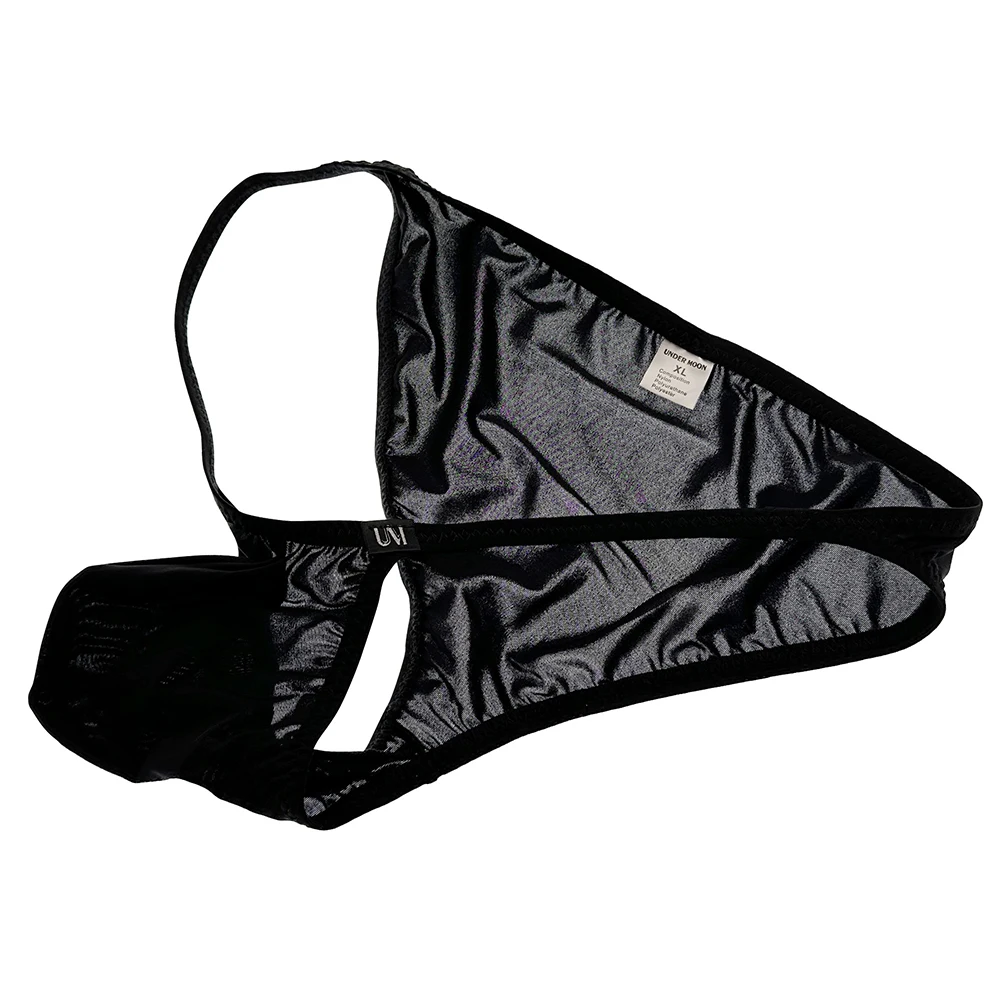 1 قطعة الرجال رقيقة جدا تنفس سيور G-سلاسل انظر من خلال منخفضة الخصر الملابس الداخلية سراويل U-محدب الحقيبة الملابس الداخلية رجل ملخصات