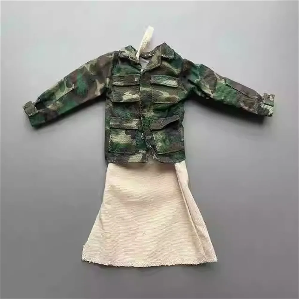 

1/6th DML Mini Toys Model Jungle CAMO Tops Coat Underwear Accessories For 12" Female Doll Figure Collectable DIY