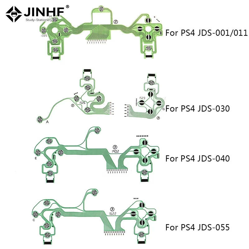 Buttons Ribbon Circuit Board Replacement For PS4/Dualshock 4 Pro Slim Controller Conductive Film Keypad Flex Cable PCB