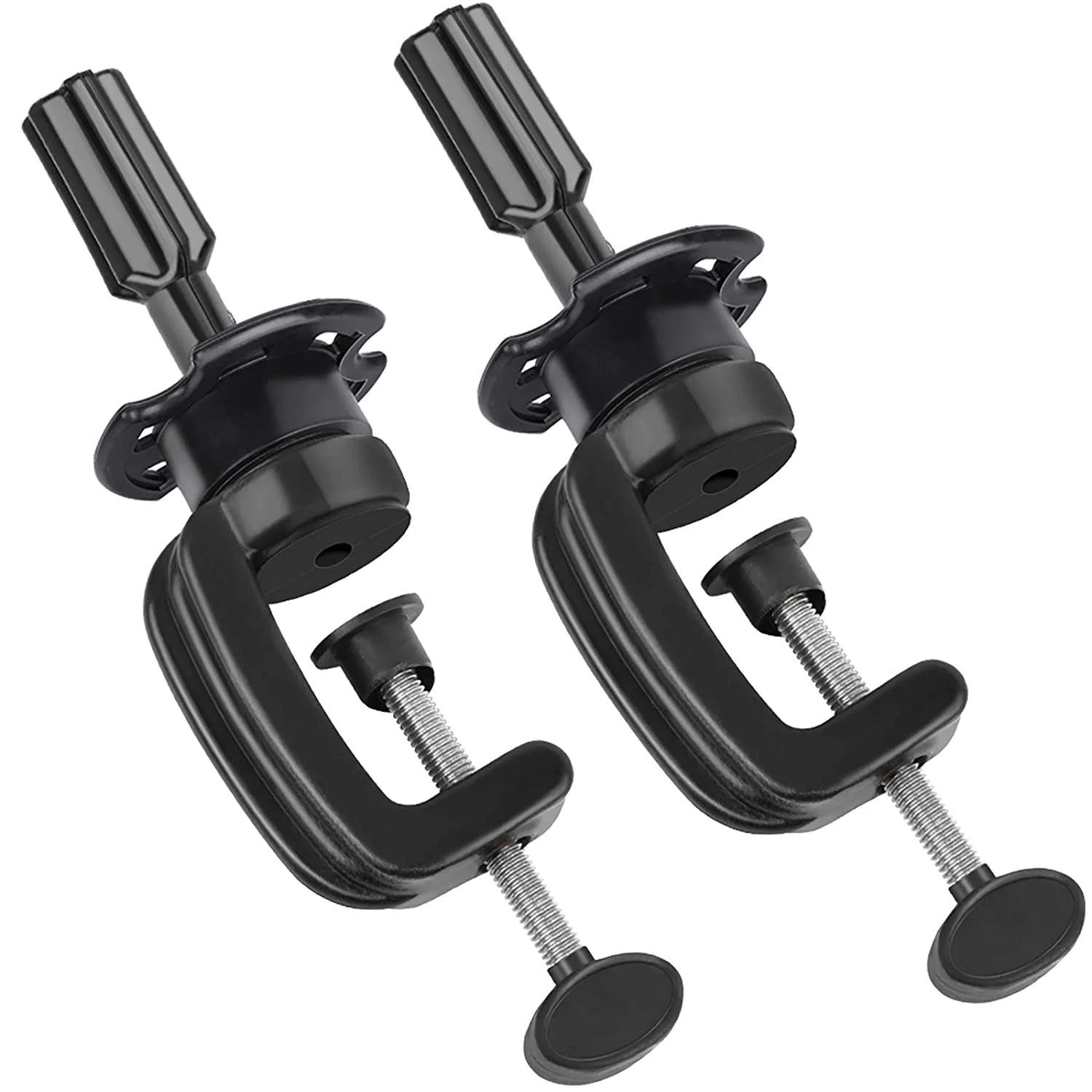 

2pcs/Lot Mini Wig Mannequin Head Stand Adjustable Cosmetology Manikin Stand Holder Stable Training Head Table Clamp Black