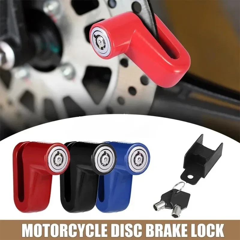 

Motorcycle Anti-Theft Lock Bicycle Wheel Disc Brake Lock Padlock with 2 Keys for Mountain Bike Electric Scooter Motorcycle