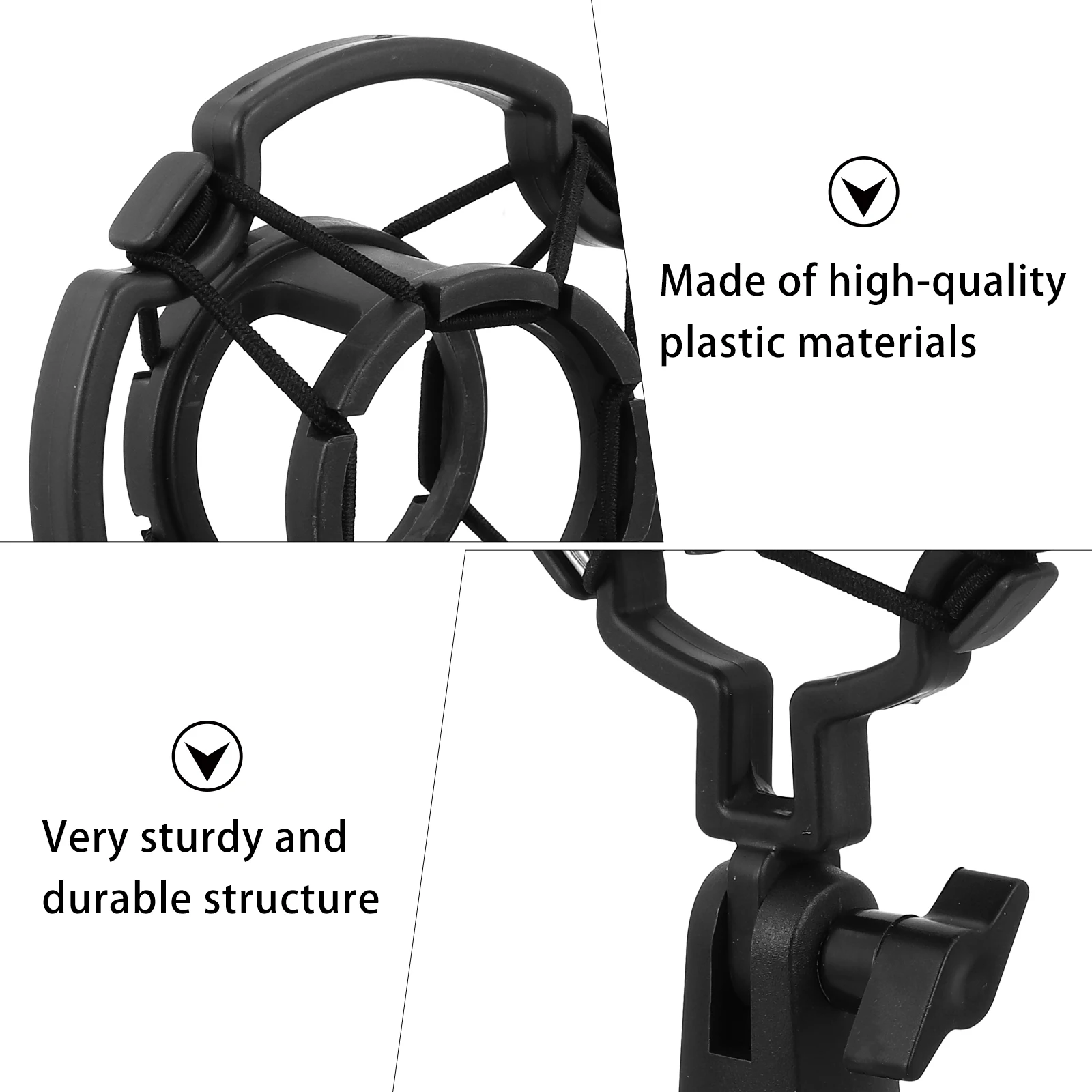 

Shockmount for Microphone Stand Universal Shockproof Rack Anti Vibration Holder