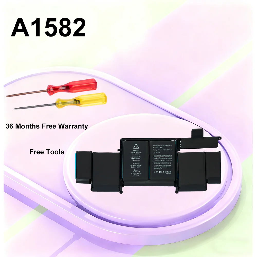 

A1582 A1493 Новый аккумулятор для Apple MacBook Pro 13 дюймов Retina A1502 2013 2014 2015 год 020-00010 36 месяцев Бесплатная гарантия