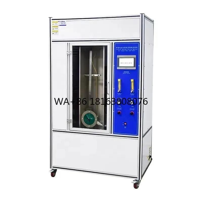 Touch Screen Single Wire Vertical Burning Tester Cable Flame Propagation Test Chamber Equipment
