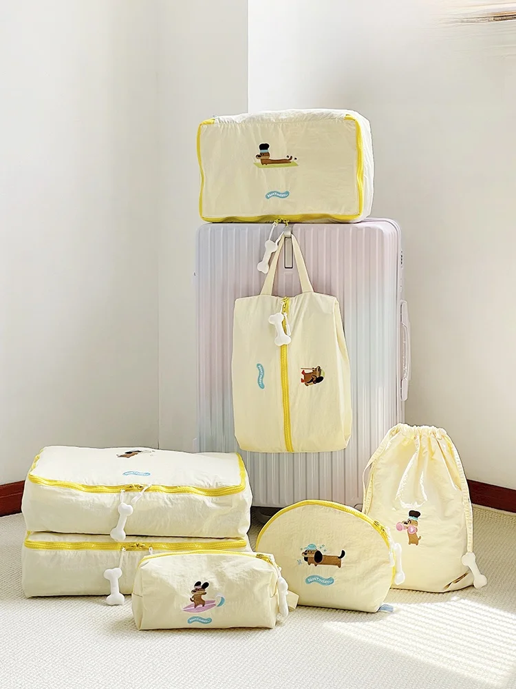 nottoday-スポーツ-小型犬用旅行収納バッグ-トイレタリーバッグ-衣類下着サブパッケージバッグ-荷物セット-コンプリートセット