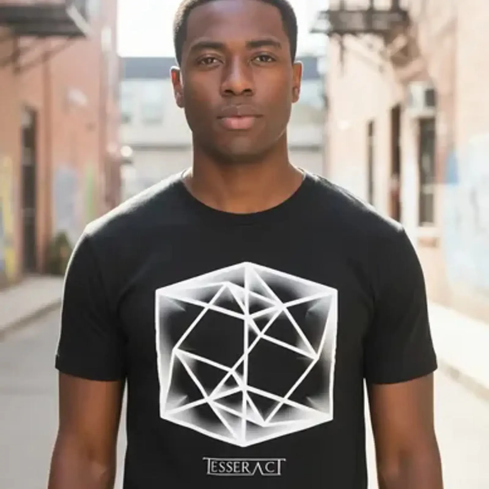 Camiseta Remera Tesseract Progressive Metal Band 7 DTG Premium, Envío Gratis, Estilo Vintage, Lavada, Suave, Elegante, Transpirable, para Uso Diario