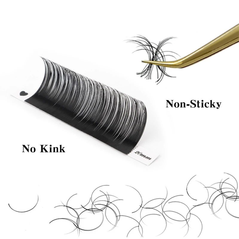 Winky Beauty C/CC/D/DD Curl Eyelash Extension Thin and Soft Material Volume Lash Individual Eyelashes Premium Fake Lashes