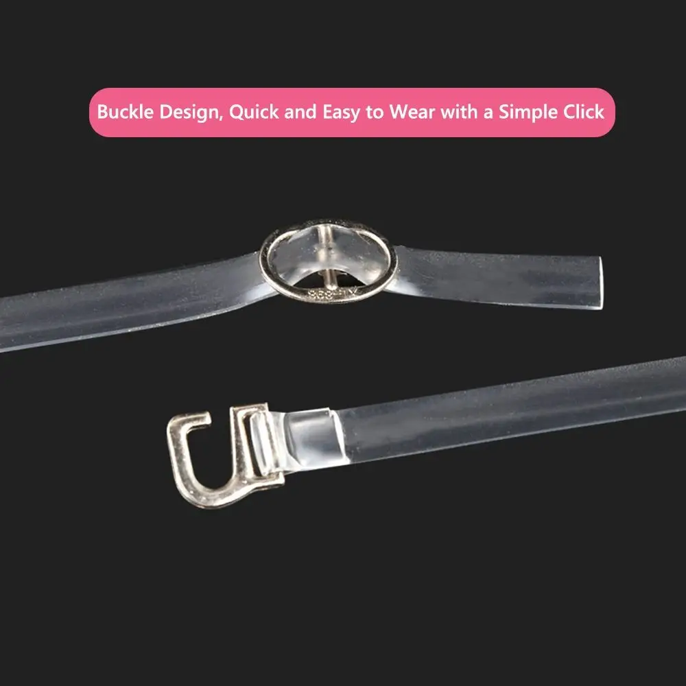 

60cm Invisible Shoelace Straps High Heels Flats Wrap Around Transparent Shoe Belt Prevent Slipping Ankle Strap Shoelaces