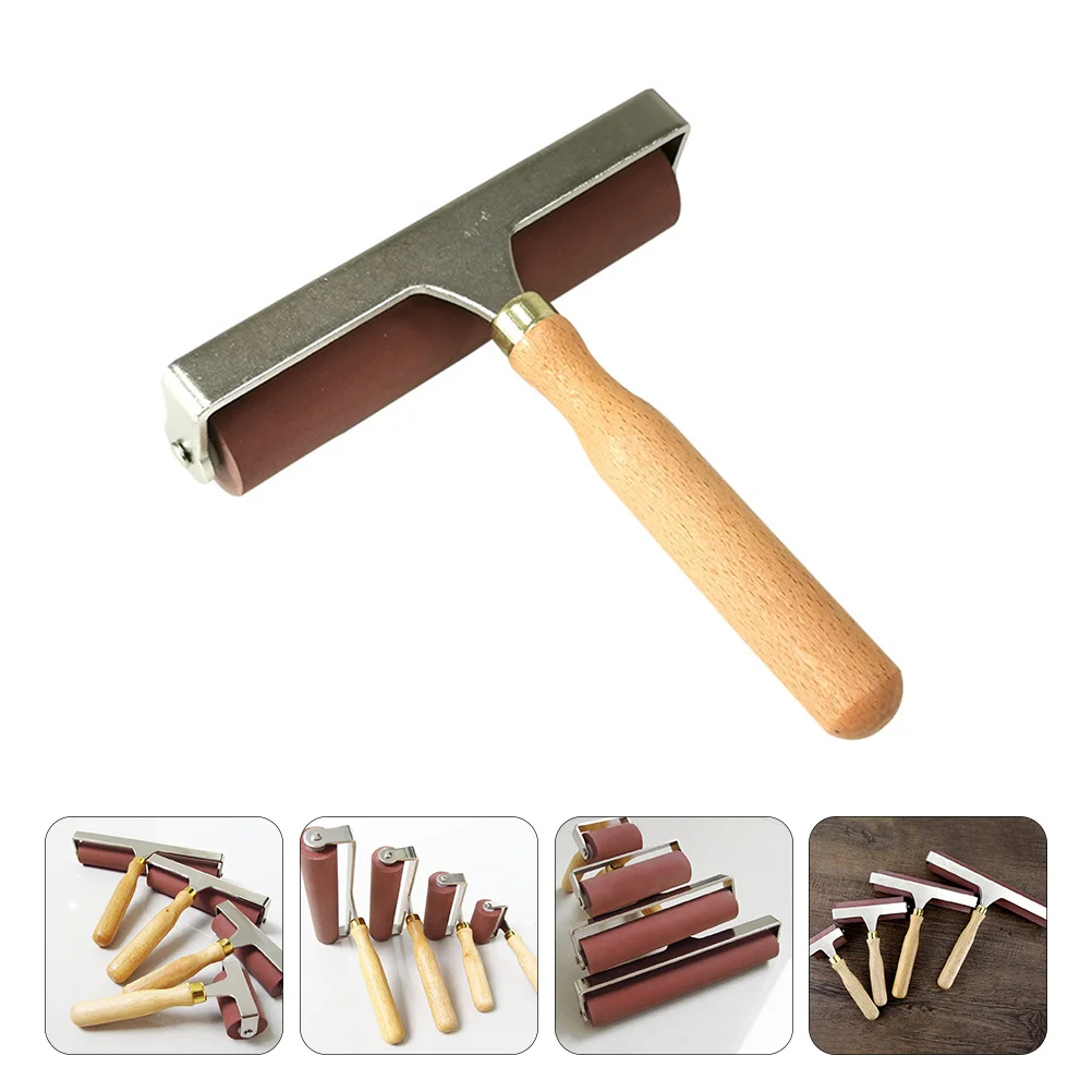 1Pcs Ink Roller Durable Printmaking Quick Ink Distribution Paint Spreading Tool Art Printmaking Stamping Roller
