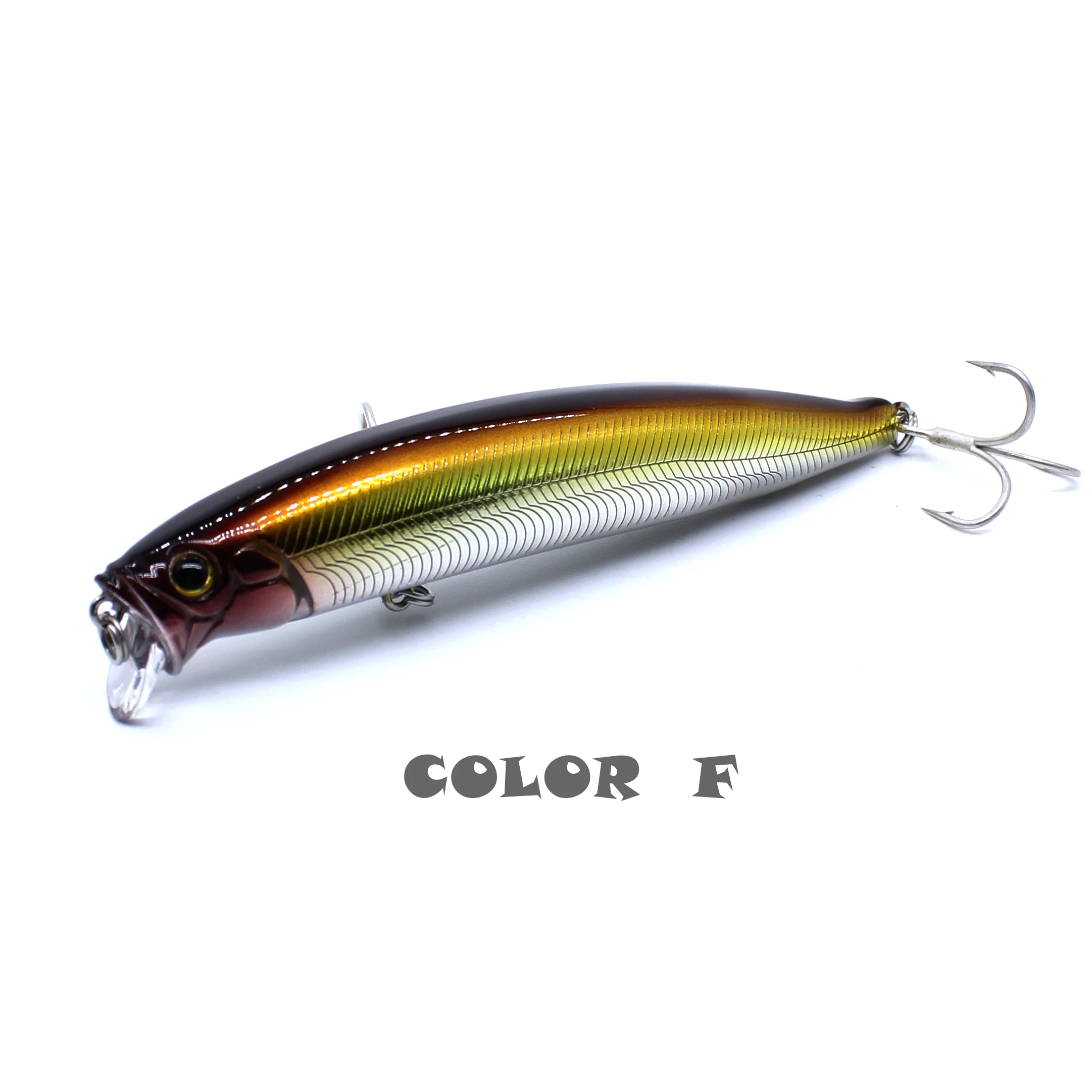 AOCLU Seebarsch Killer Schwimmender Wobbler 105 mm 17,9 g 0,1–0,5 m Harter Köder Minnow Jerk Angelköder Gewichtsübertragung Langwurfhaken – Detail 10
