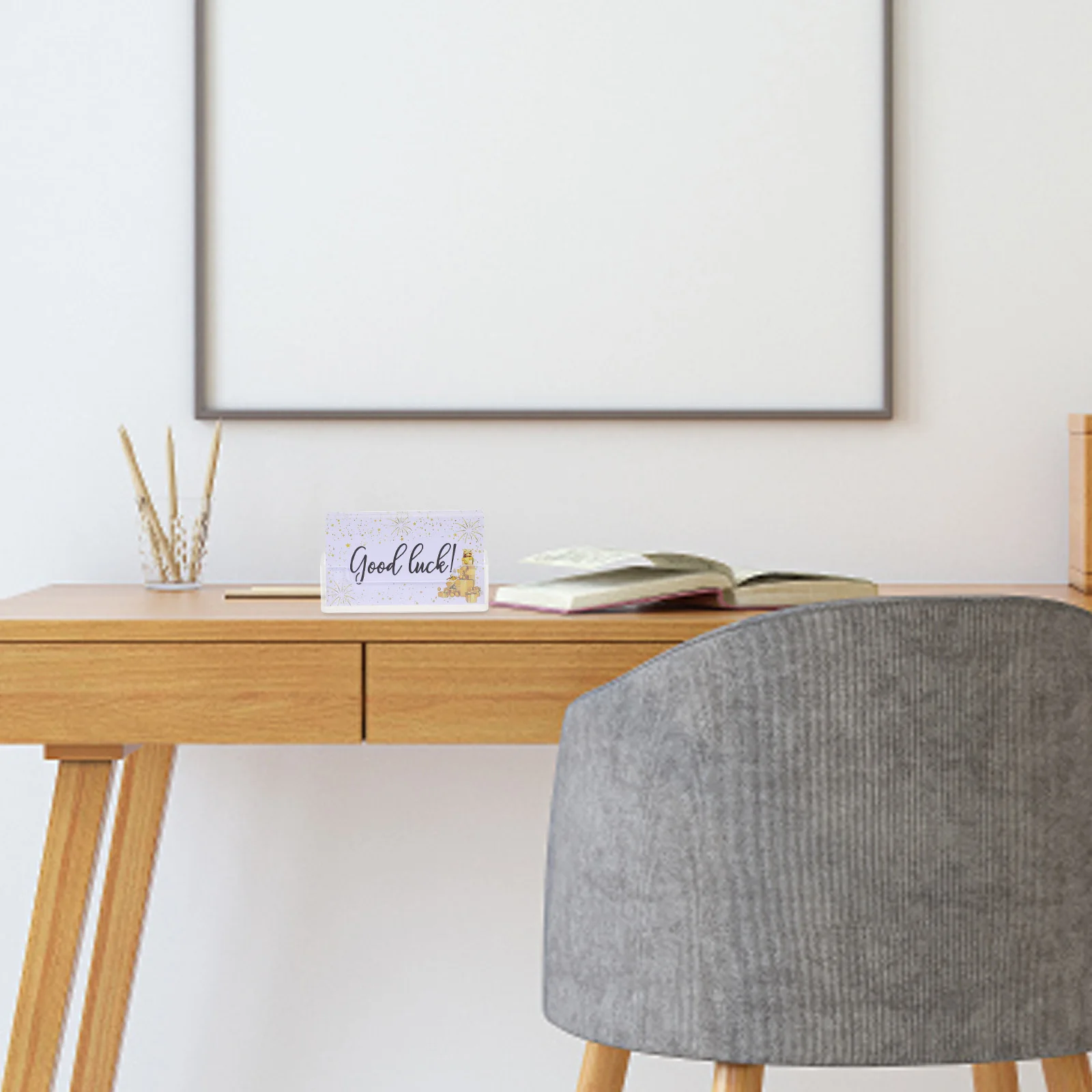 Support Transparent pour cartes de visite, 4 pièces, organisateur en acrylique pour réception de bureau et espace de travail, présentoir pour cartes