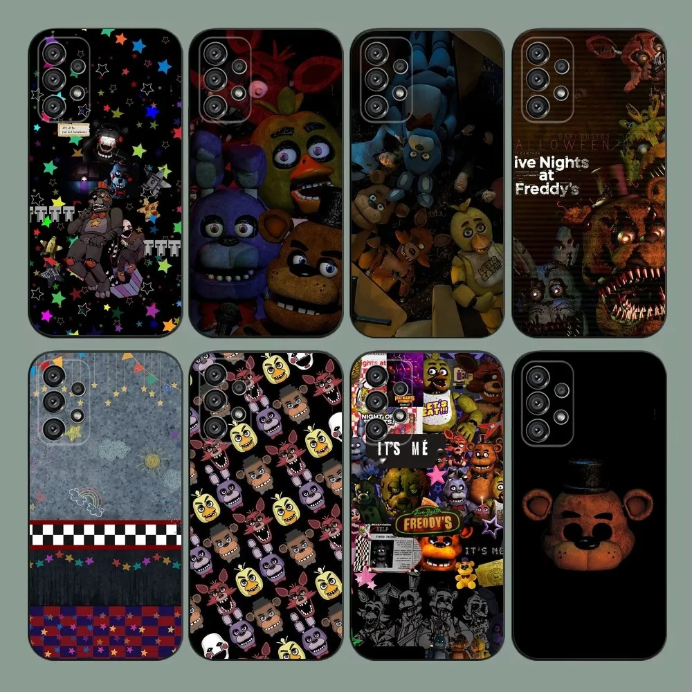 Fnaf F-Five-nights-At-Freddys Phone Case For Samsung Galaxy A20,A21s,A22,A31,A32,A52,A53,A72,73,A80,A91 Soft Black Cover