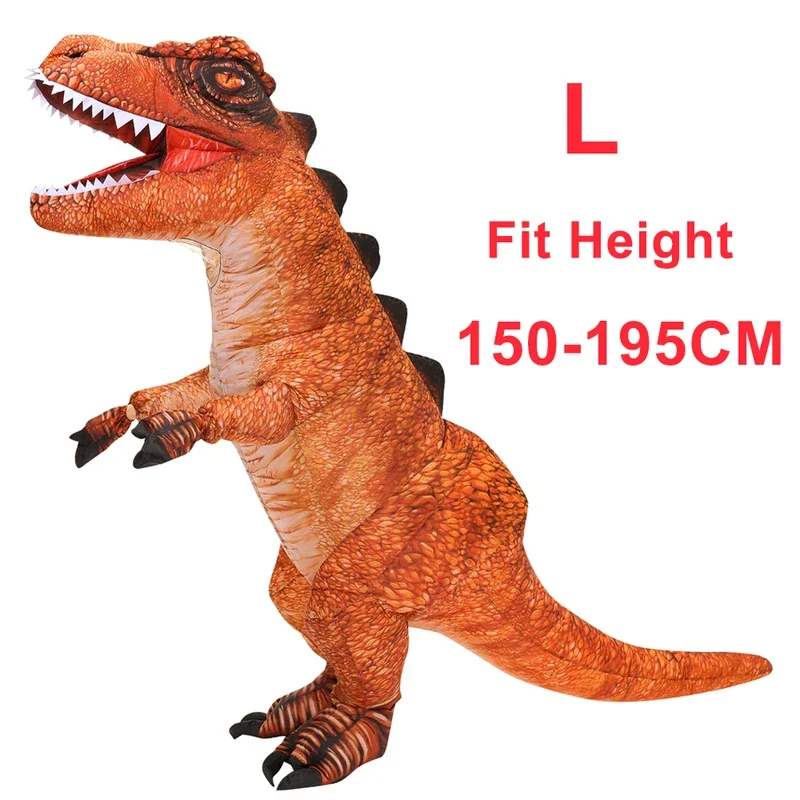 Volwassen Kinderen Holloween Cosplay Opblaasbare Kostuums Dieren Flamingo Dinosaurus T-Rex Grappige Partij Rollenspel Trouwkleding