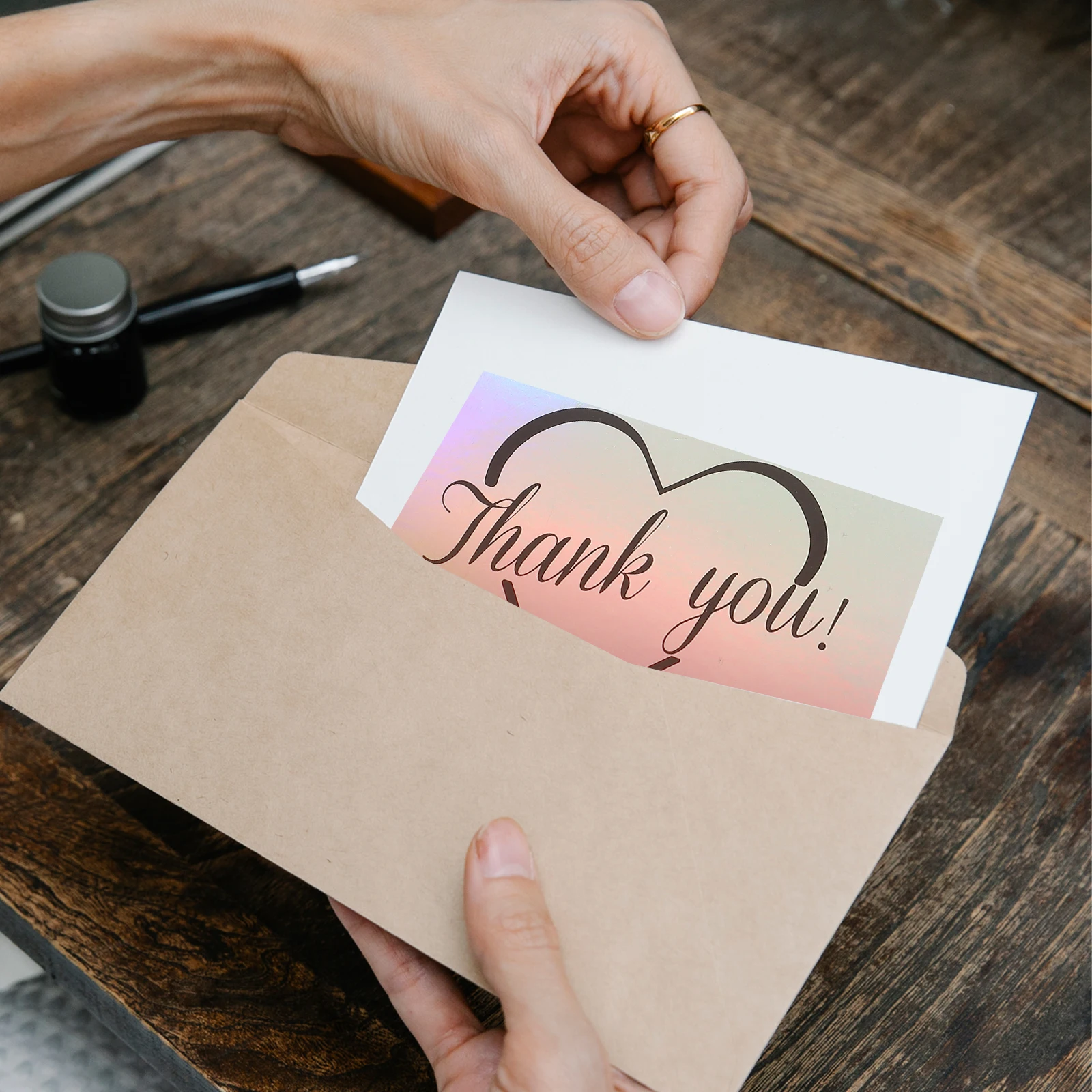 

120pcs Elegant Thank You Decorative Flower Thank Cards Bulk Lovely Gift Greeting Cards For Wedding Baby Shower