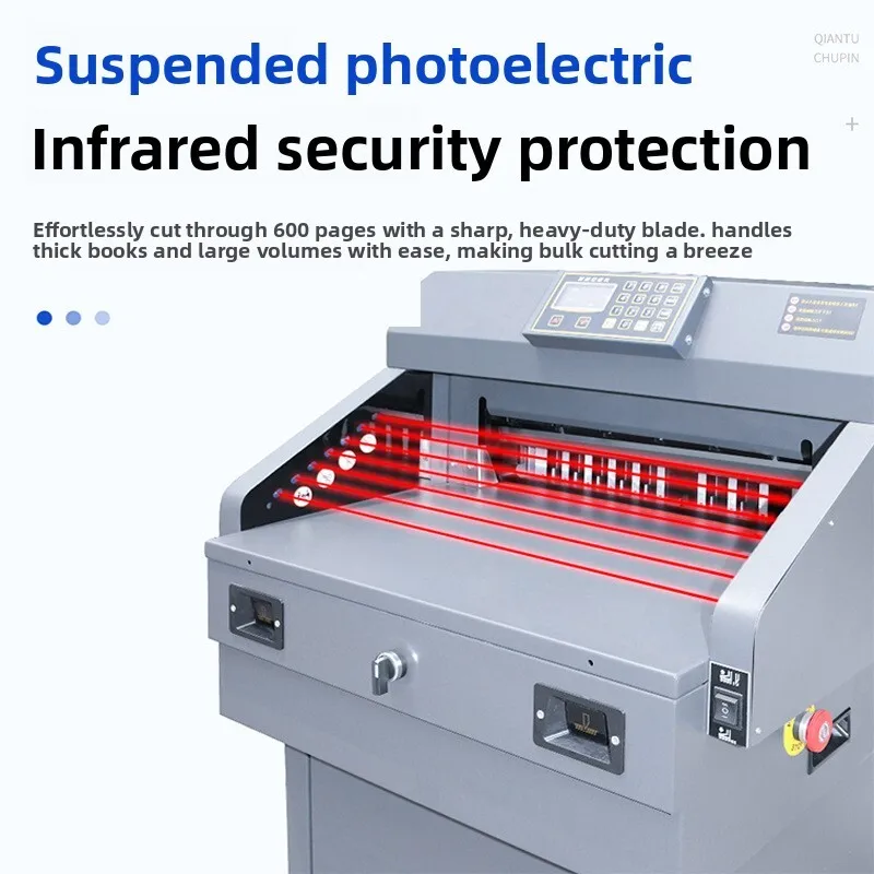 G450V+ CNC Controlled Heavy Duty Trimmer Thick Layer Cutter Electric Paper Cutting Machine