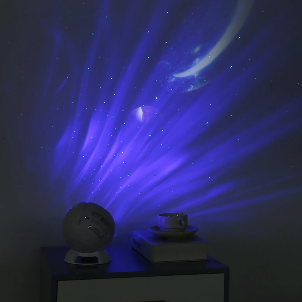 

LED Northern Lights Aurora Projector Starry Light Projector with Remote Control Galaxy Star Night Light Projector Bedroom Decor