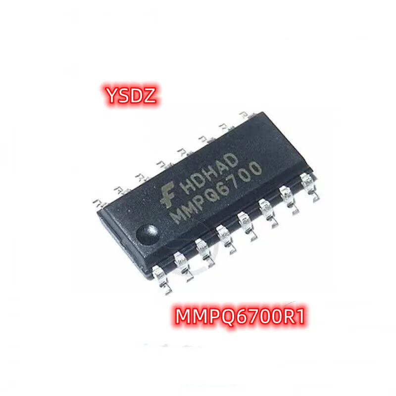 

10pcs~50pcs/lot MMPQ6700 MMPQ6700R1 6700 SOP-16 New original Quad NPN & PNP General Purpose Amplifier