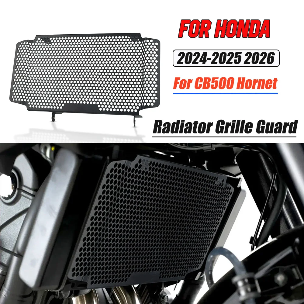 

For Honda CB500 Hornet 2024 2025 2026 Motorcycle Radiator Guard Protection Grille Cover Protector For CBR500R CB500F 2016 -2023