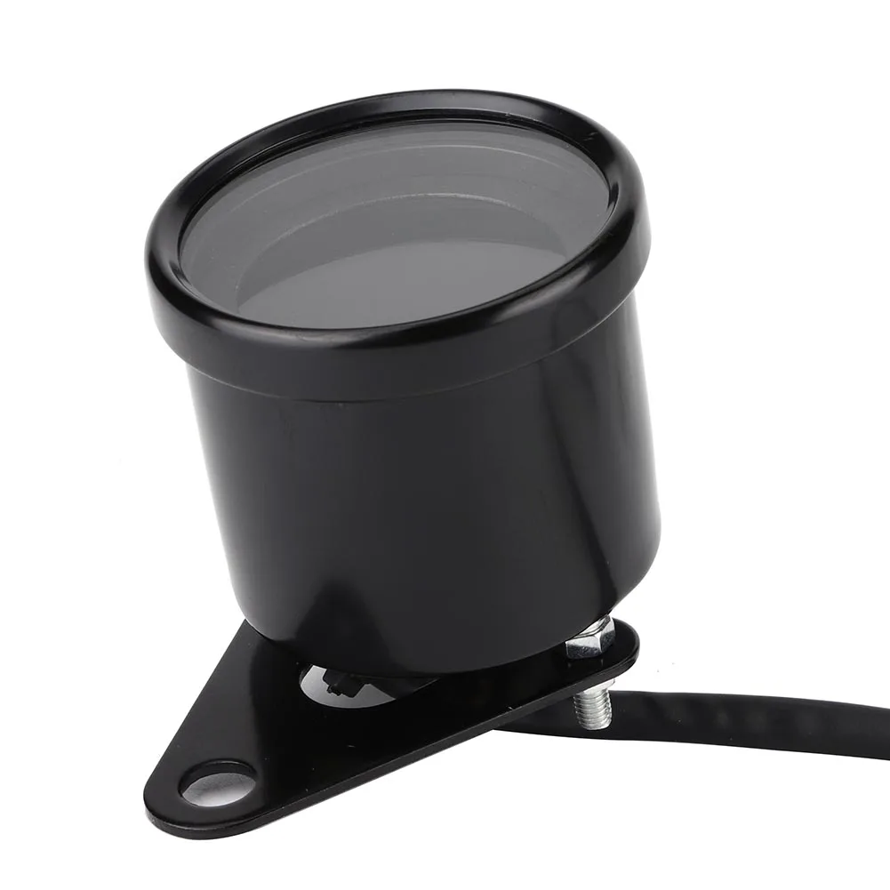 Universal Motorcycle LED Digital Speedometer Tachometer Speed Gauge Oil Level Meter Black view 4