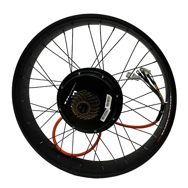 

Fat Tire 26inch QS Motor Wheel QS 205 V3 50H 72v5000W 3T 3.5T 170mm 190mm Dropout Motor Wheel for Electric Bike Bicycle Ebike