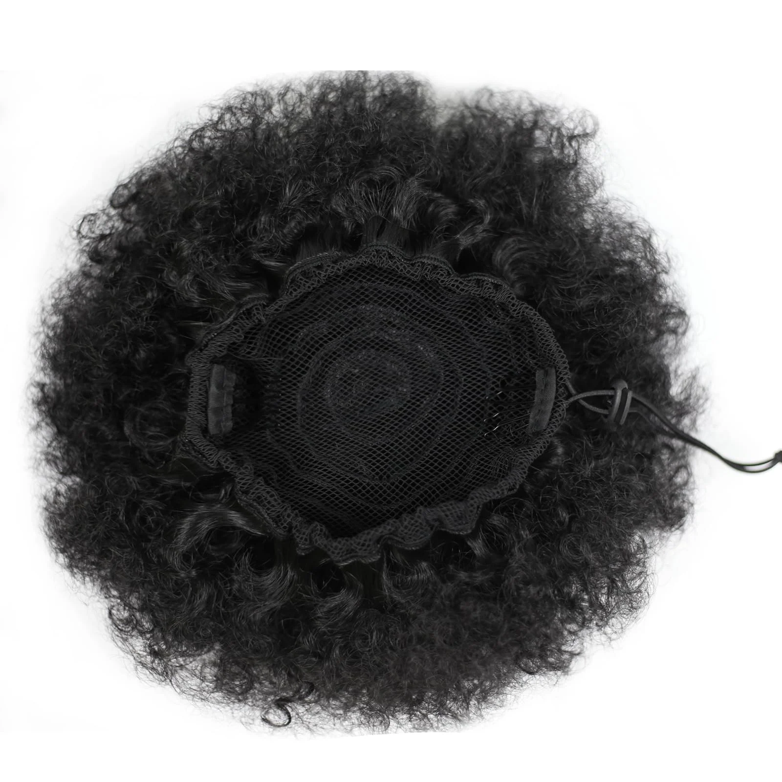 Clip gris rizado - en moño |   Fibra sintética de alta temperatura |   Scrunchie desordenado natural |   Todas las Ethnicidades, Festas/Baldas/Diarios