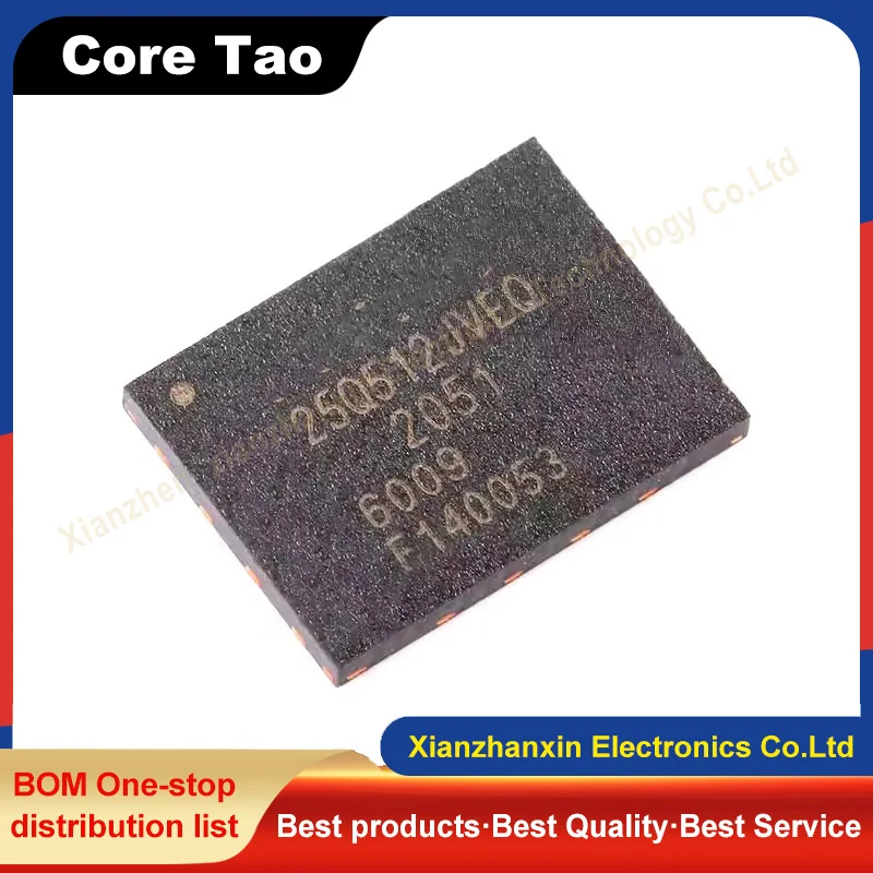 1PCS/LOT  W25Q512JVEIQ 25Q512JVEQ WSON-8 3V 512M-bitSerial flash chips in stock