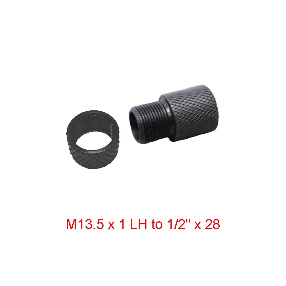 Adapter M13,5 x 1 LH tot 1/2" x 28 met schroefdraadbeschermeraccessoires