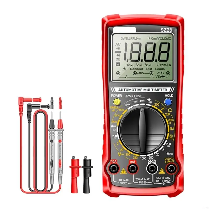 ABS Multimeter Car Circuit Multimeter لتحليل دائرة السيارات الدقيقة للفنيين والهندسة المهنية