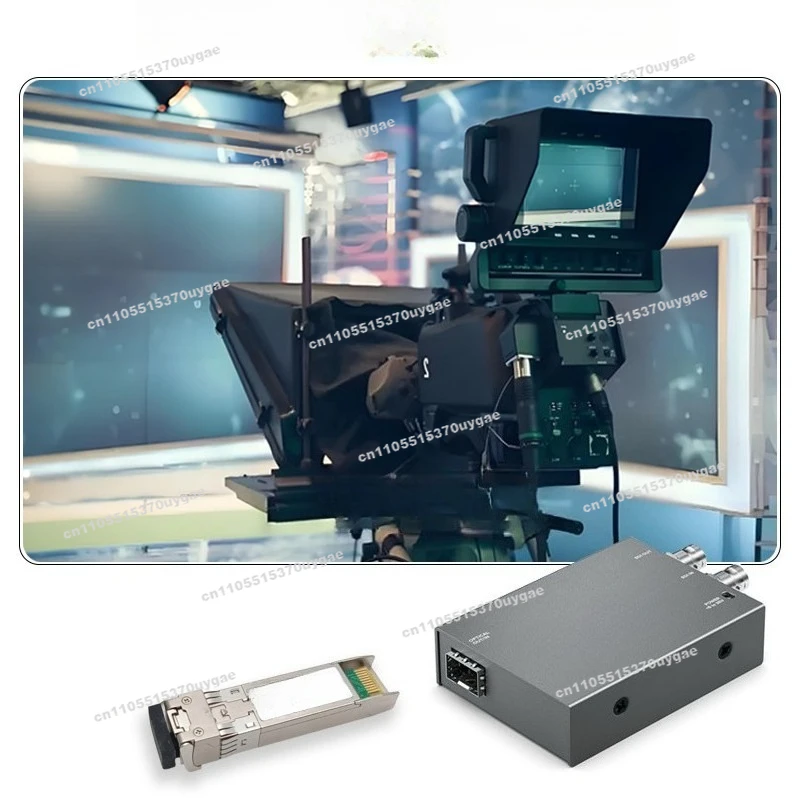 12G-SFP Single Mode Dual Fiber Module, Compatible with The Black Rubik's Cube SDI Optical  High Definition 4K Fiber