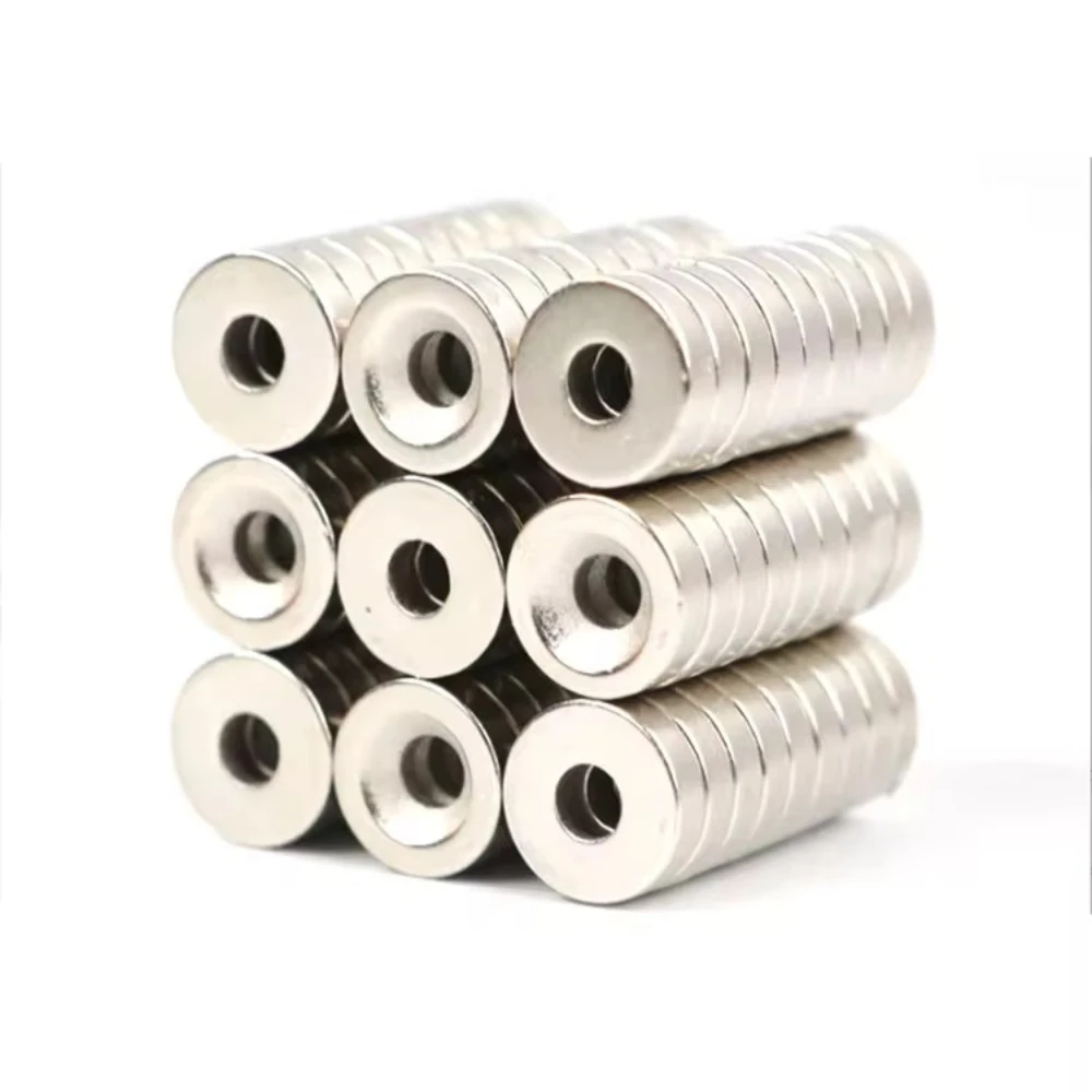 N35 12x3-3 15x5-5 15x3-5 12x5-4 15x10-5 Powerful Hole Strong NdFeB Neodymium Magnet Super Search Powerful DicsCountersink Disc