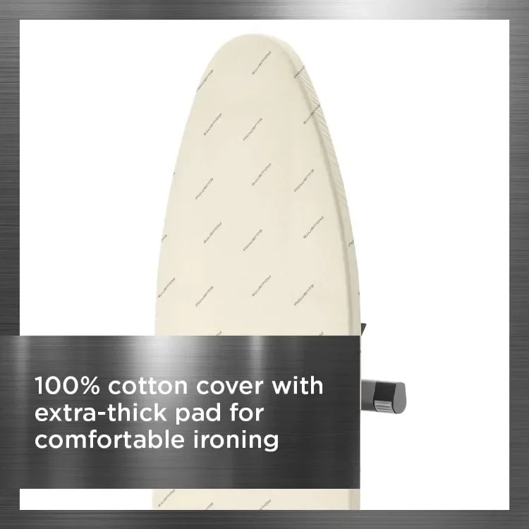 لوح كي مدمج احترافي مع حامل شماعات مقاس 18 × 54 بوصة لتوفير المساحة، قابل للطي، 4 أرجل IB9100، بيج #5