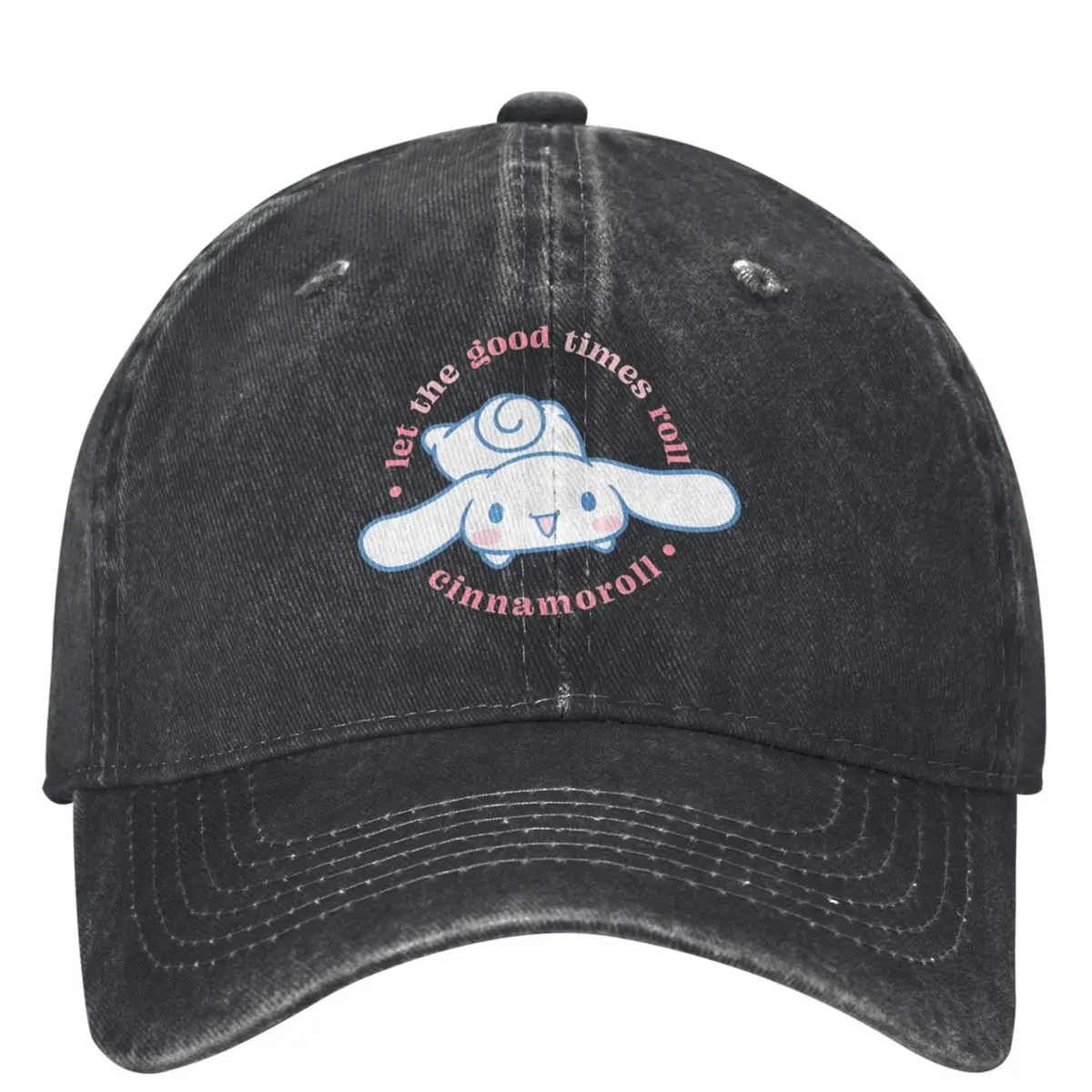 Cinnamoroll Let The Good Times Roll Casual Baseball Cap Spring Trucker Hat High Quality Outdoor Sport Hip Hop Hats