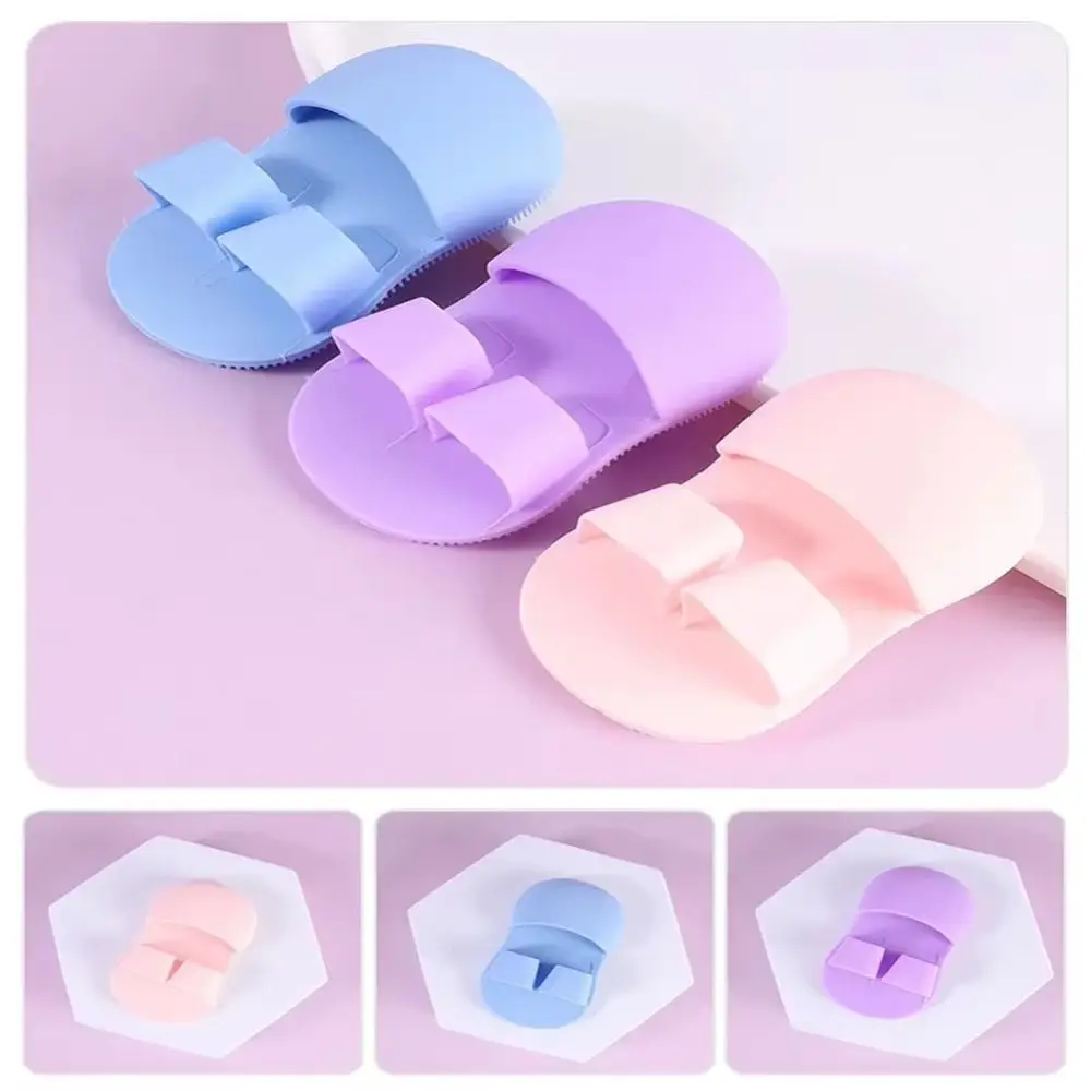 Mini gezichtsreinigingsborstel Zachte diepe reiniging Gezichtspeelingborstel Siliconen Multifunctioneel mee-eter Acne-reinigingspad