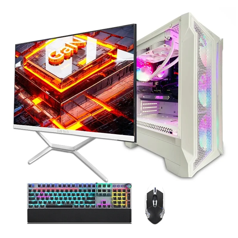 Игровой настольный компьютер Core I7 CPU 16 ГБ ОЗУ 512 ГБ SSD HDD 1 ТБ 3060TI 3070 3080 3090 Графический процессор ПК Игровой настольный компьютер Графическая карта