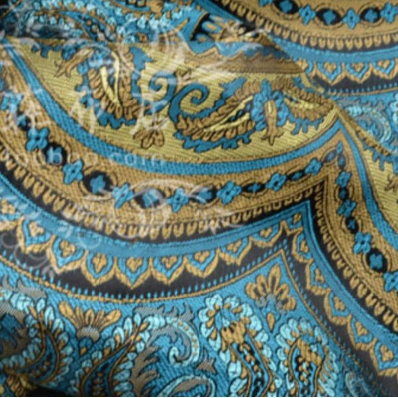 Weaving Brocade Jacquard Fabric Ethnic Style for Clothing Designer Handmade Diy Sewing Material By The Meter Cloth