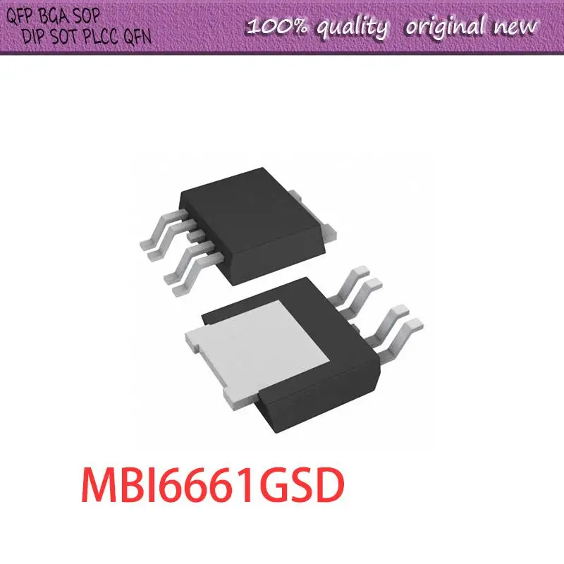 NEW  10PCS/LOT   MBI6661G MBI6661 MBI6661GSD TO252-5