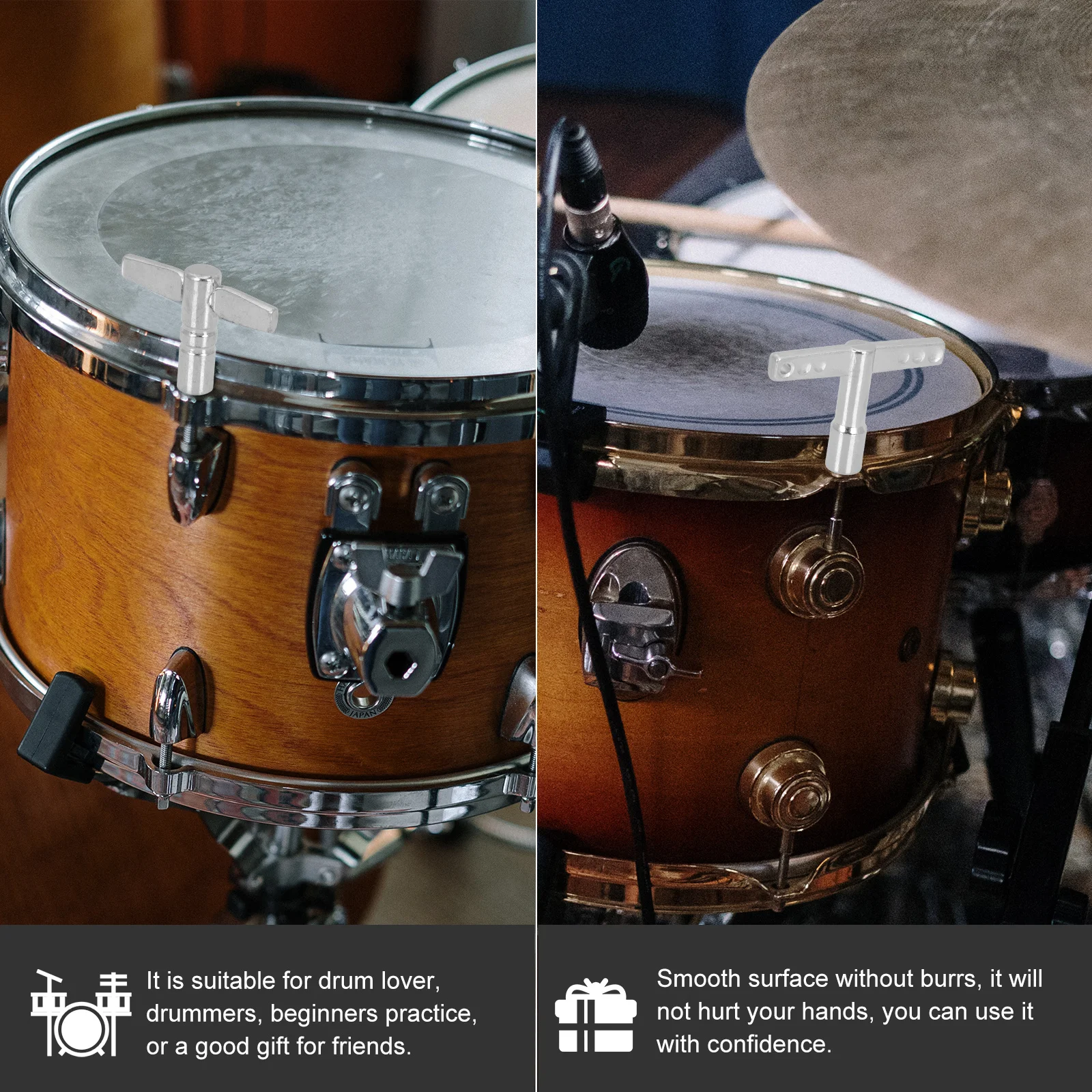 

Precision Drum Key Drums Percussion Tuning Keys Wrenches Tool Universal Supplies