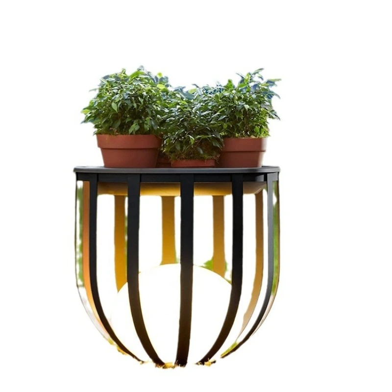 Outdoor solar waterproof garden light villa garden terrace floor-to-ceiling coffee table light