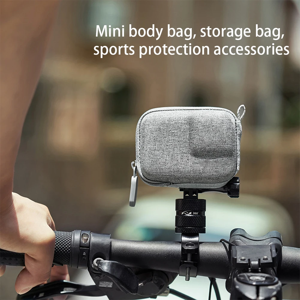 Carrying Case Shockproof Portable Protective Case EVA Scratchproof Hard Shell Travel Case with Carabiner for GoPro12/11/10/9/8/7