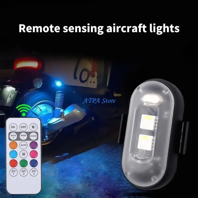 

U13C Motorcycle Led Light Flashing Light 7 Color Turn LED